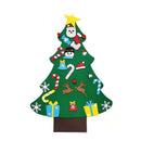 Decorative Christmas tree with various festive ornaments on a white background
