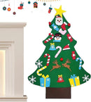 Poppy Crafts DIY Felt Christmas Tree Set with Removable Ornaments