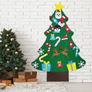 Poppy Crafts DIY Felt Christmas Tree Set with Removable Ornaments