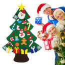 Poppy Crafts DIY Felt Christmas Tree Set with Removable Ornaments
