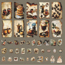 Poppy Crafts Die-Cut Scrap Paper - Milk Coffee