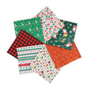 Poppy Crafts Fabric Fat Quarter Bundle - Christmas