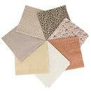Poppy Crafts Fabric Fat Quarter Bundle - Neutral