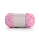Poppy Crafts Fine Chenille Yarn 50g - Baby Pink