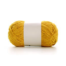 Poppy Crafts Fine Chenille Yarn 50g - Golden Yellow