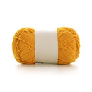Poppy Crafts Fine Chenille Yarn 50g - Mustard Yellow