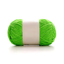 Poppy Crafts Fine Chenille Yarn 50g - Bright Green