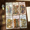Poppy Crafts Full Garden of Books PET Stickers - Plaque Hanging Down