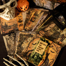 Poppy Crafts Halloween Double-Sided Paper - Cemetery Chapter