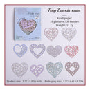 Poppy Crafts Hollow Cut Kraft Paper - Gentle Hearts