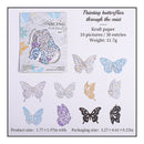 Poppy Crafts Hollow Cut Kraft Paper - Painting Butterflies