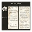 Poppy Crafts Master’s Manuscript Washi Tape Roll - How Iron Is Made
