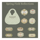Poppy Crafts Cardstock Stickers - Numerous Flowers - Spring Field Reflections