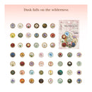 Poppy Crafts Old Dream Wandering PET Stickers - Dusk Falls on the Wilderness