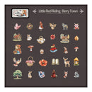 Poppy Crafts Palm Fairytale Town Mini Stickers + Tin - Little Red Riding: Berry Town