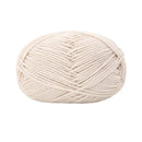 Poppy Crafts Wool Thread Mercerised Yarn 50g - Khaki White