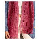 Premier Yarns Free Pattern - Everyday Worsted Gradient Glitter - Fade & Fringe Wrap