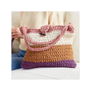 Premier Yarns Free Pattern - Ribbon - Striped Shoulder Bag