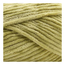 Close-up of a ball of green yarn