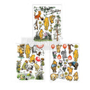 Set of Winnie the Pooh and friends stickers with various scenes.