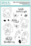 Gina K Designs Stamp & Die Set - Puppies on My Mind
