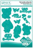 Gina K Designs Stamp & Die Set - Puppies on My Mind