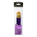 Royal & Langnickel – RSET-9137 | 5pc Golden Taklon Shader Brush Set