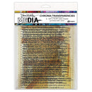 Ranger Dina Wakley MEdia Typed Quotes Chroma Transparencies