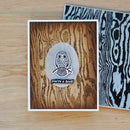 Simon Hurley create. Background Stamp 6"X6" Bold Woodgrain*
