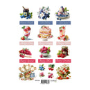 Collection of berry-themed illustrations with various berry products and decorative elements on a white background.