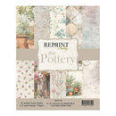 Pack of paper sheets with garden-themed designs and 'Reprint' branding.