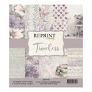 Reprint Hobby Timeless paper pack with floral and heart designs on a white background