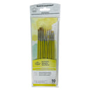 Royal & Langnickel RSET-9543 Brown Taklon Paint Brush Value Pack 10pc paint brush set by Royal & Langnickel