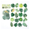 Poppy Crafts Leaves of Nature Sticker Pack - Monstera Greens