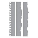 Spellbinders Take Note Etched Dies - Torn Paper Edges