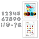 Spellbinders Say Cheese Classic Mouse Etched Dies By Simple Stories - Numbers & Punctuation