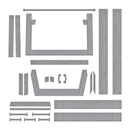Spellbinders Etched Dies By Annie Williams Propagation Garden Frames*