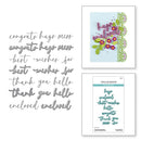 Spellbinders Etched Dies Vivid Expressions Collection Vivid Scrip Sentiments