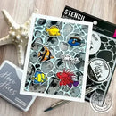 Hero Arts Stencil 6"X6" Pebbles & Stones^