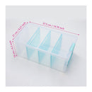 Universal Crafts 3 Tier Divided Organiser - Aqua