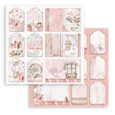Stamperia Double-Sided Paper Pad 12"x 12" 10/Pkg - Roseland