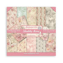 Stamperia Double-Sided Paper Pad 8"x 8" 10/Pkg - Shabby Rose
