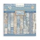 Stamperia Backgrounds Double-Sided Paper Pad 8"x 8" 10/Pkg - Silent Sea