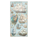 Stamperia Collectables Double-Sided Paper 6"x 12" 10/Pkg - Songs of the Sea