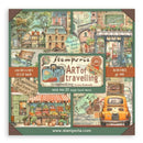 Stamperia Single-Sided Paper Pad 12"x 12" 22/Pkg - Art of Travelling^