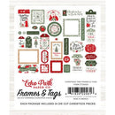 Echo Park Cardstock Ephemera Frames & Tags, Christmas Time