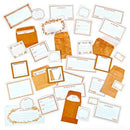 49 And Market Colour Swatch: Peach Envelope Bits*
