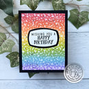 Hero Arts Cling Stamp 6"X6" HA + RT Composition Notebook Pattern Bol*