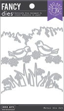Hero Arts Fancy Dies Tri-Fold Garden Birds*