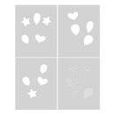 Hero Arts Color Layering Stencils Balloons